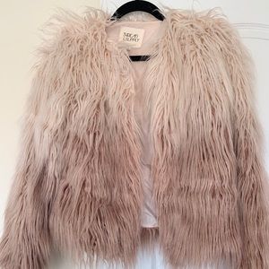 Faux fur jacket